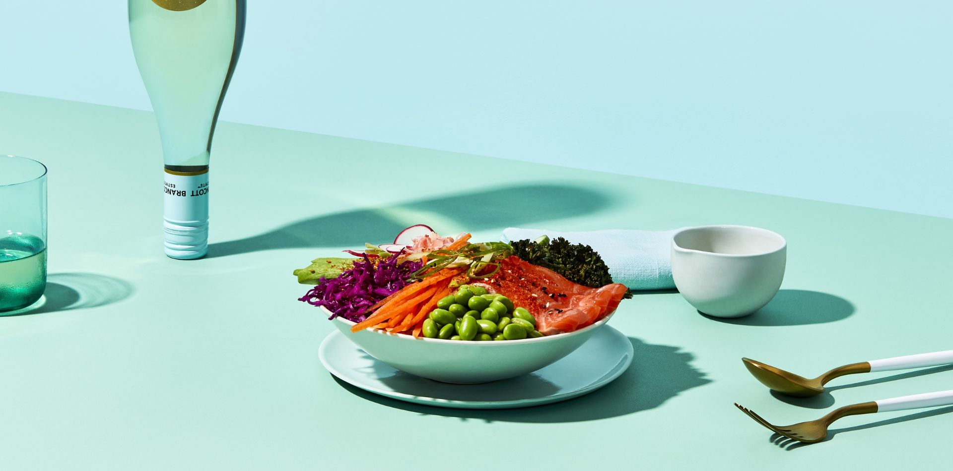 Brancott Estate Salmon Poke Bowl Desktop